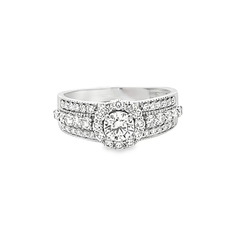 Elegant Diamond Engagement Ring - GIA Certified
