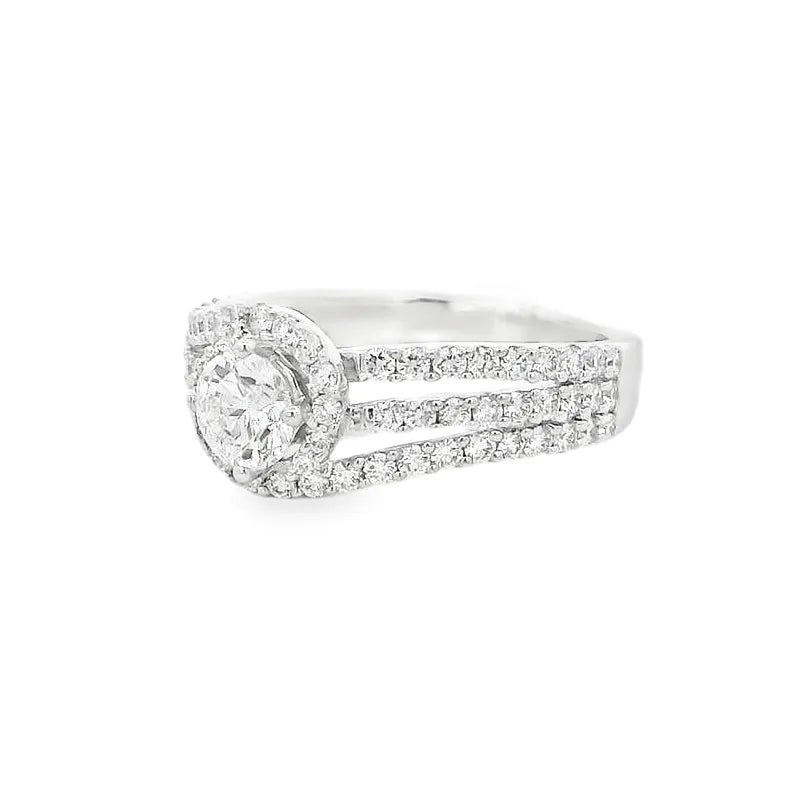 Elegant Diamond Engagement Ring - GIA Certified