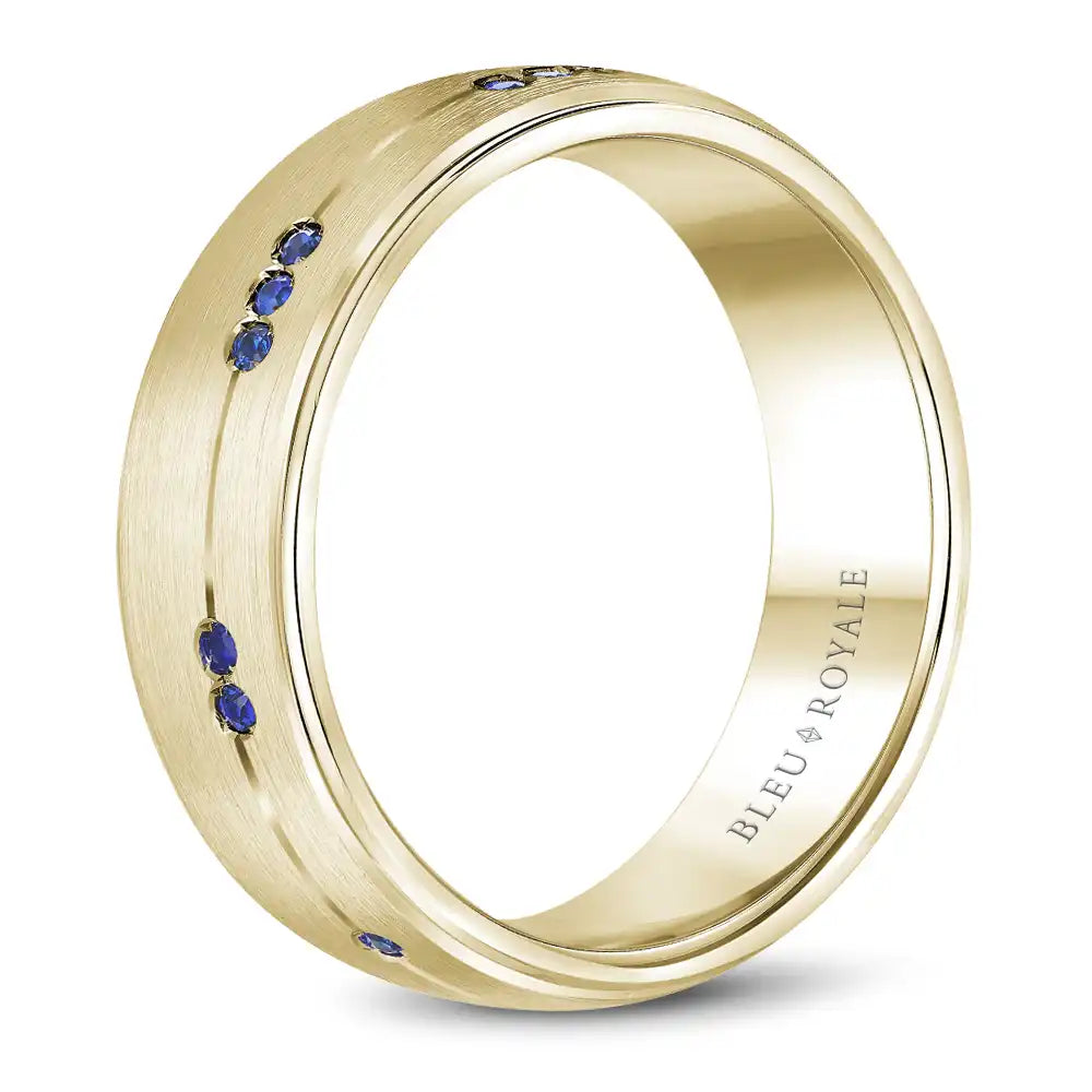 Bleu Royale Wedding Band