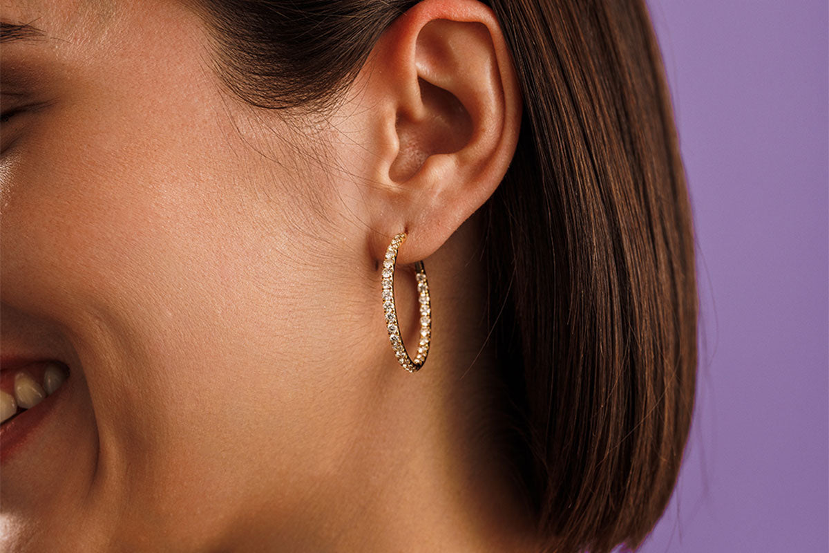 Shop Gold Stud Earrings At Bhindi Jewelers