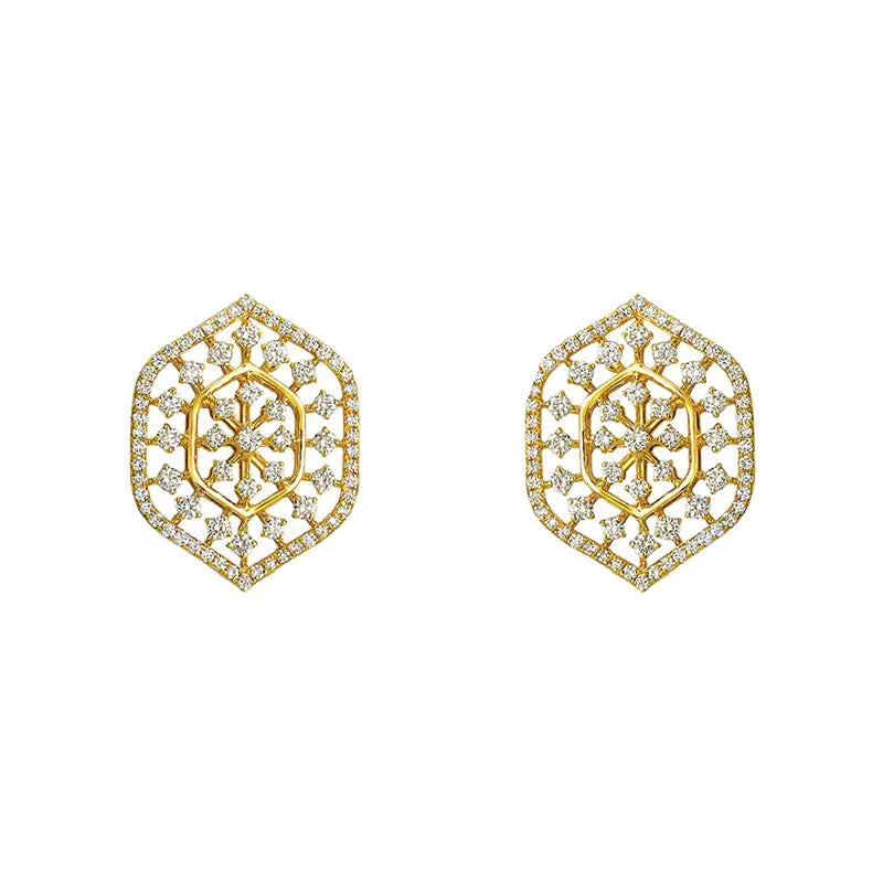 Luxurious Statement Diamond Pendant Set