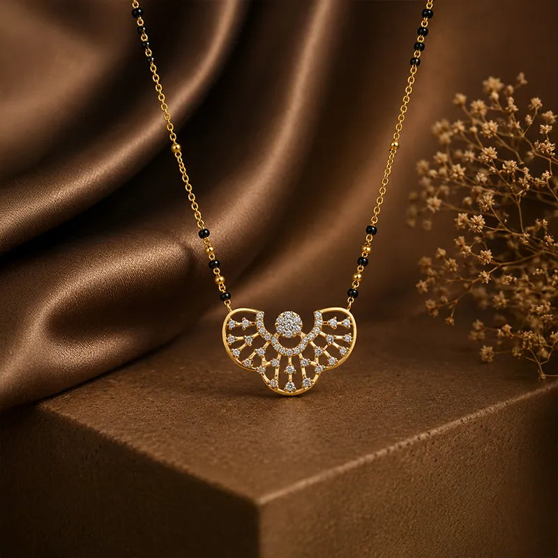 Fancy style Diamond Mangalsutra