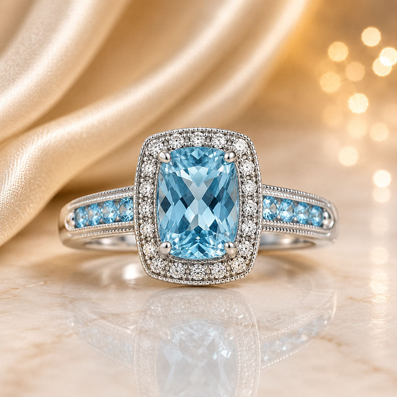 Aquamarine Ring