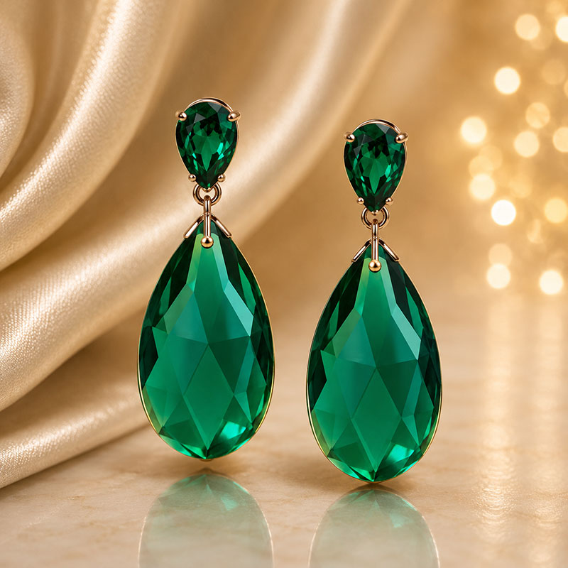 Emerald Earring