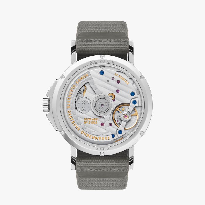 NOMOS Glashütte Ahoi Neomatik 38 Date Sand Watch