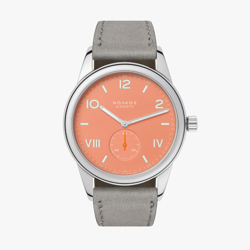 NOMOS Glashütte Club Campus 38 Cream Coral Watch