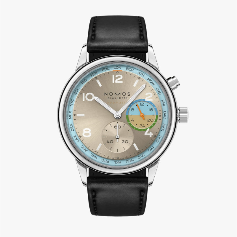 NOMOS Glashütte Club Sport neomatik Worldtimer Roam