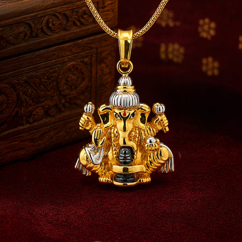 Ganesh Pendant in 22K Gold