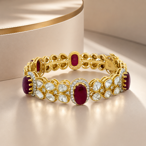 Uncut Diamond Bangles