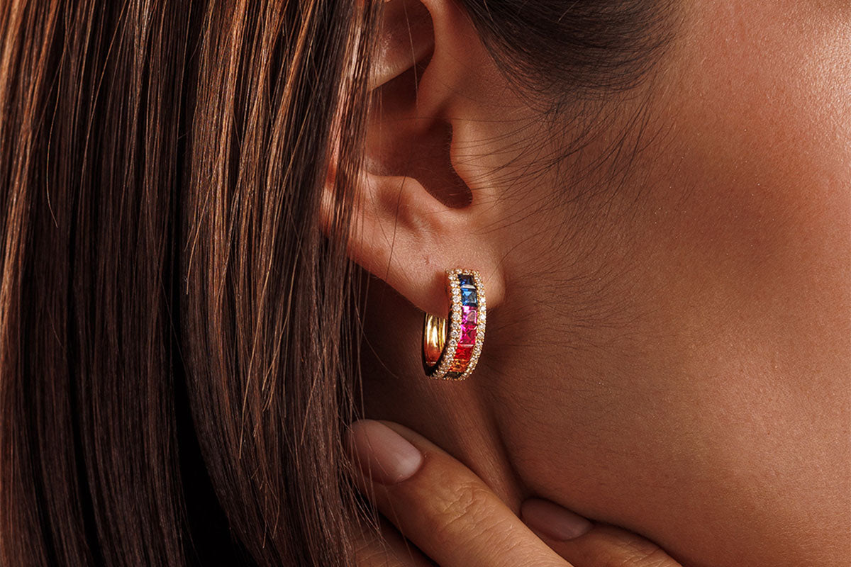 Gold Stud Earrings For Women