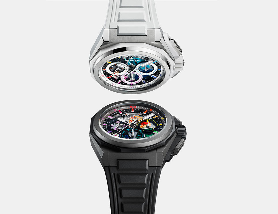 A HIGH-FREQUENCY MECHANICAL RAINBOW WITH THE ZENITH DEFY EXTREME CHROMA LIMITED EDITIONS