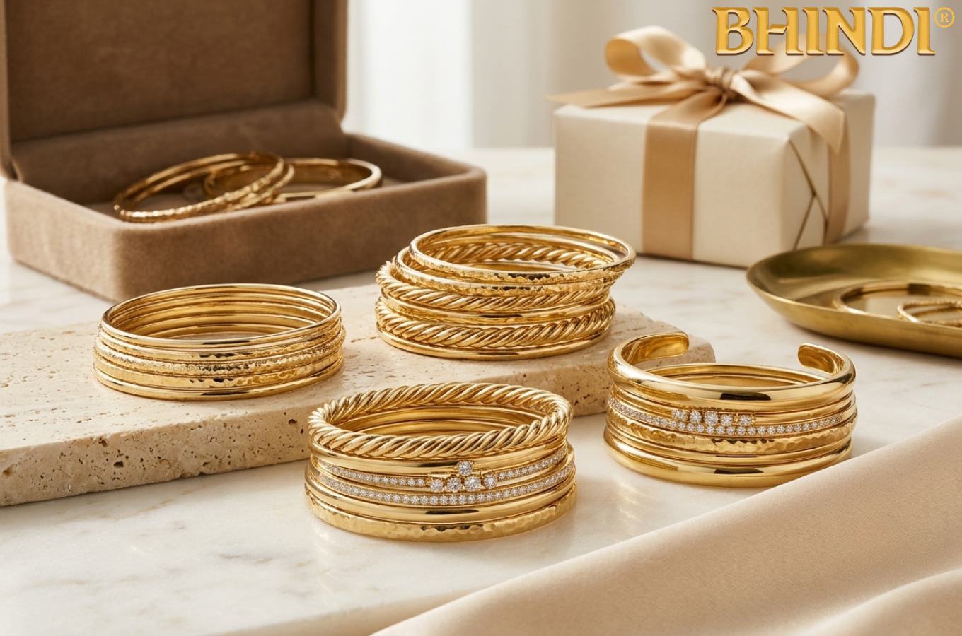 Gold Bangle Set Buying Guide for Stacking, Styling and Gifting