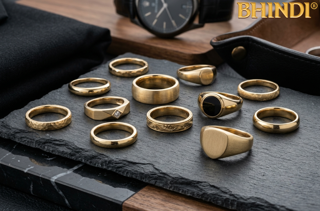 Gold Ring for Men's Styles That Balance Boldness and Elegance