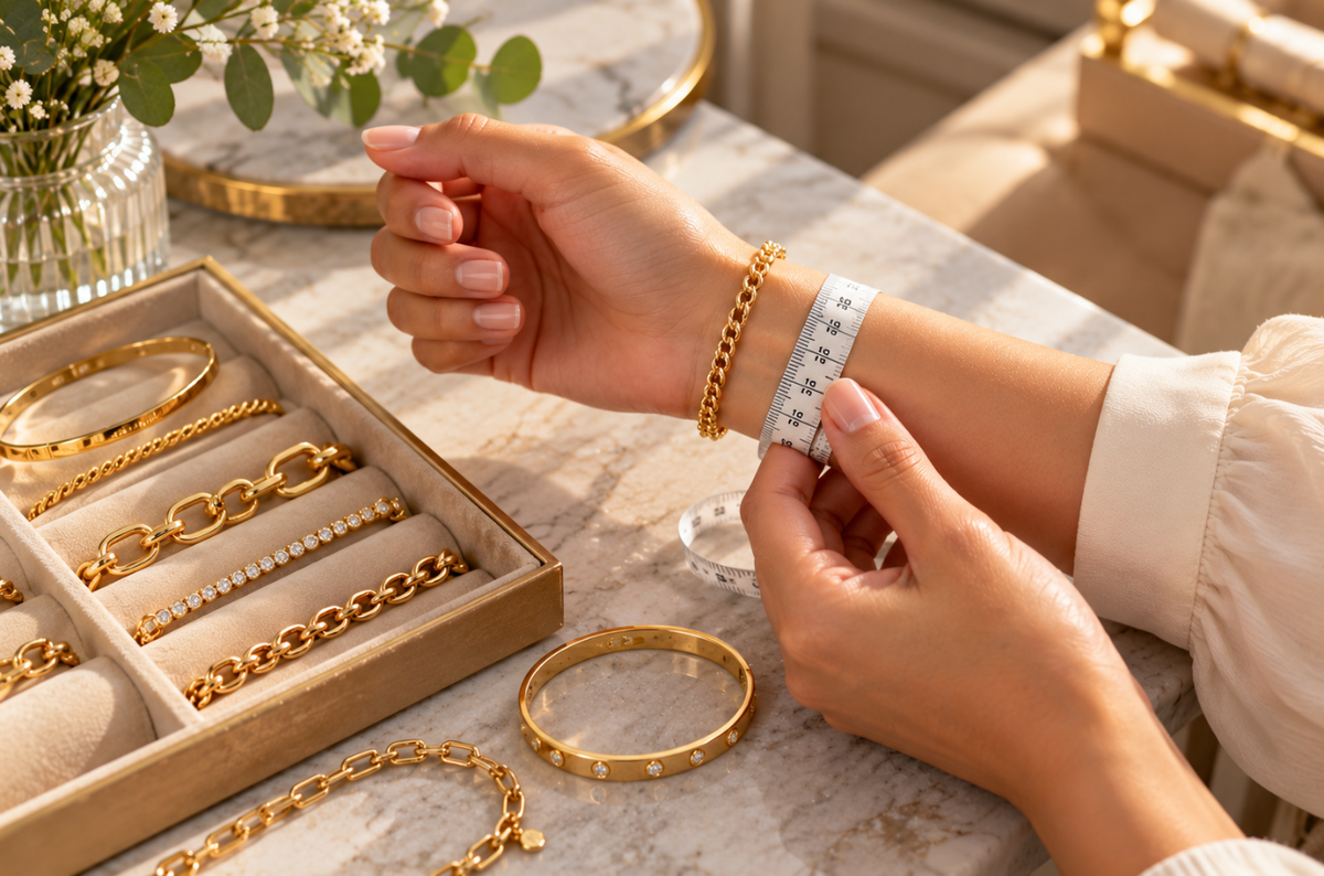 How to Pick the Right Gold Bracelet Size for You