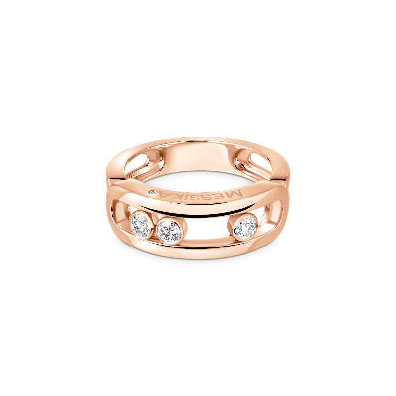18K Pink Gold Diamond Move Classique Ring