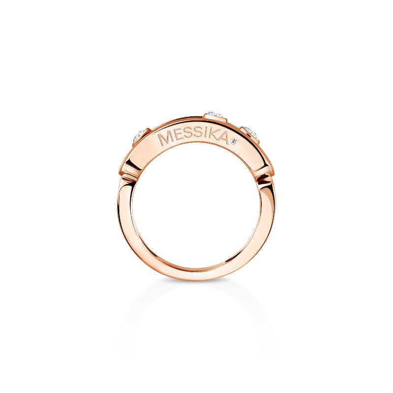 18K Pink Gold Diamond Move Classique Ring