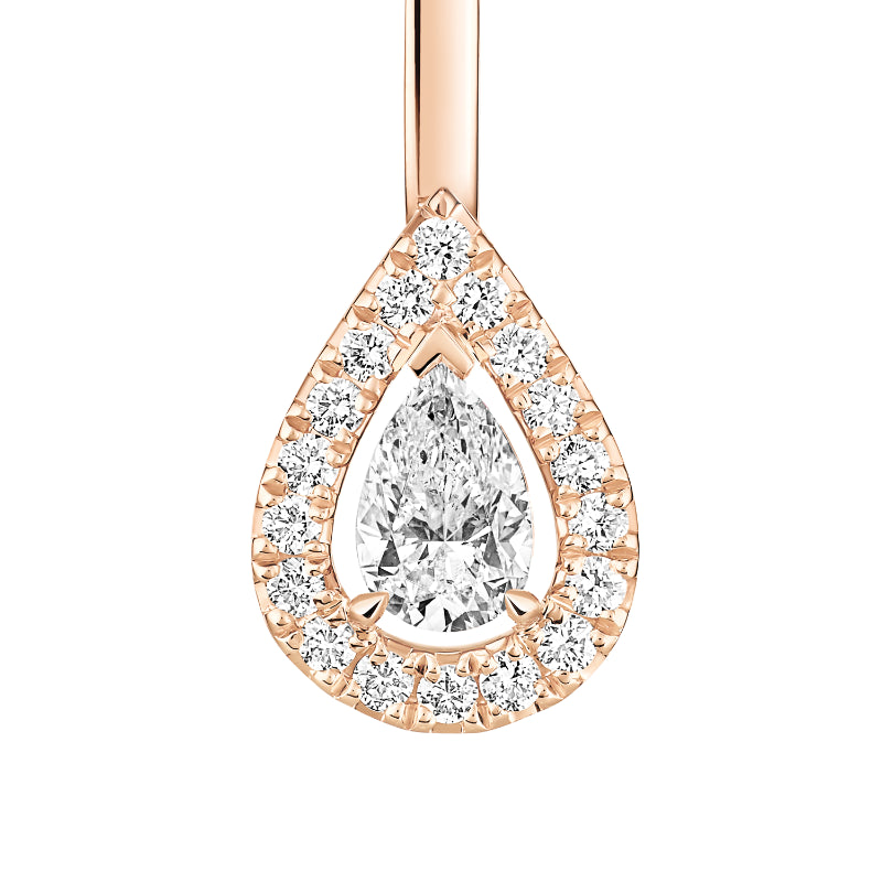 1 Pair of 18K White Gold Diamond My Twin Toi & Moi Earrings