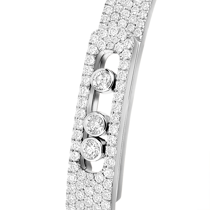18K White Gold Diamond Move Noa Pavé Bracelet