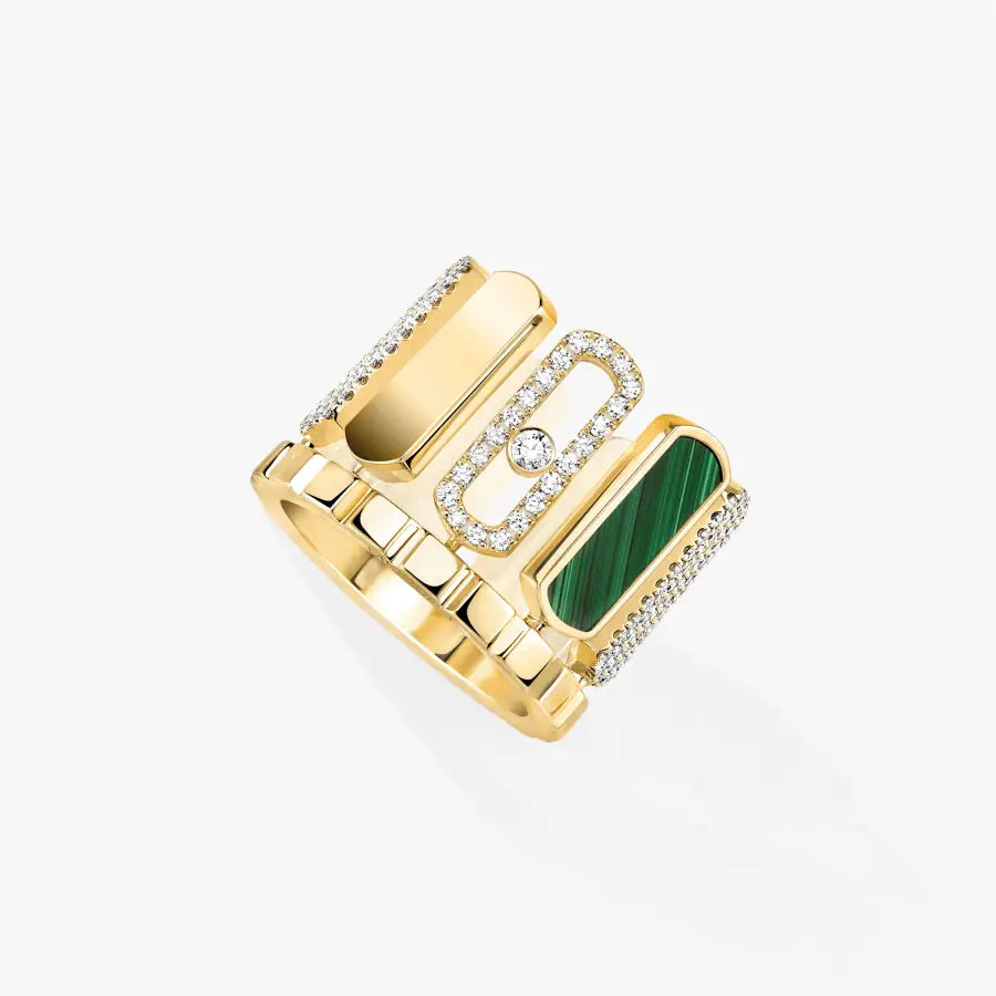 18K Yellow Gold Diamond Imperial Move Ring