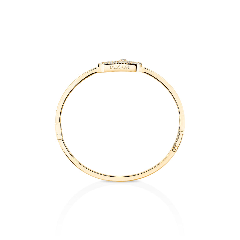 18K Yellow Gold Diamond So Move Pavé Bracelet