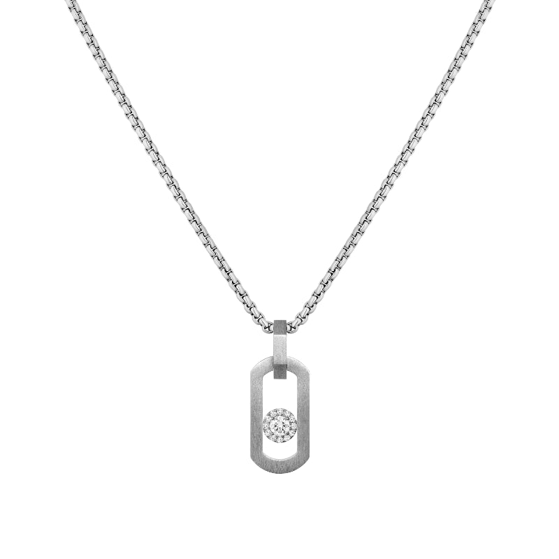 Natural Titanium Diamond So Move Necklace