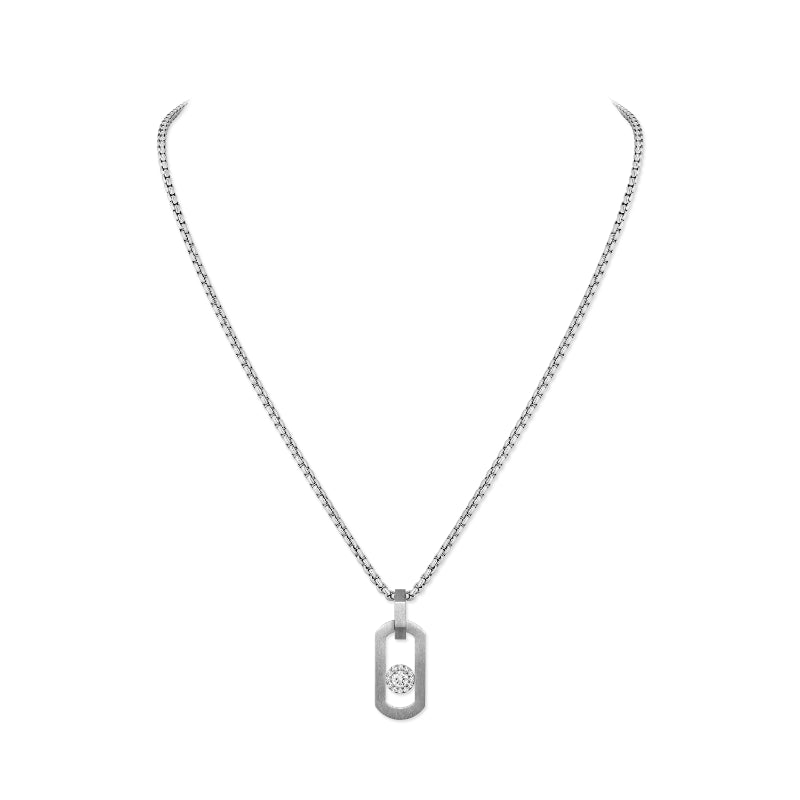 Natural Titanium Diamond So Move Necklace
