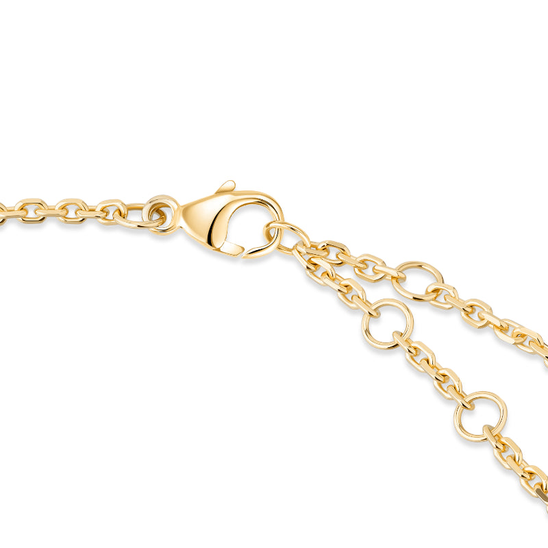 18K Yellow Gold Diamond Move Classique Ciselé Bracelet