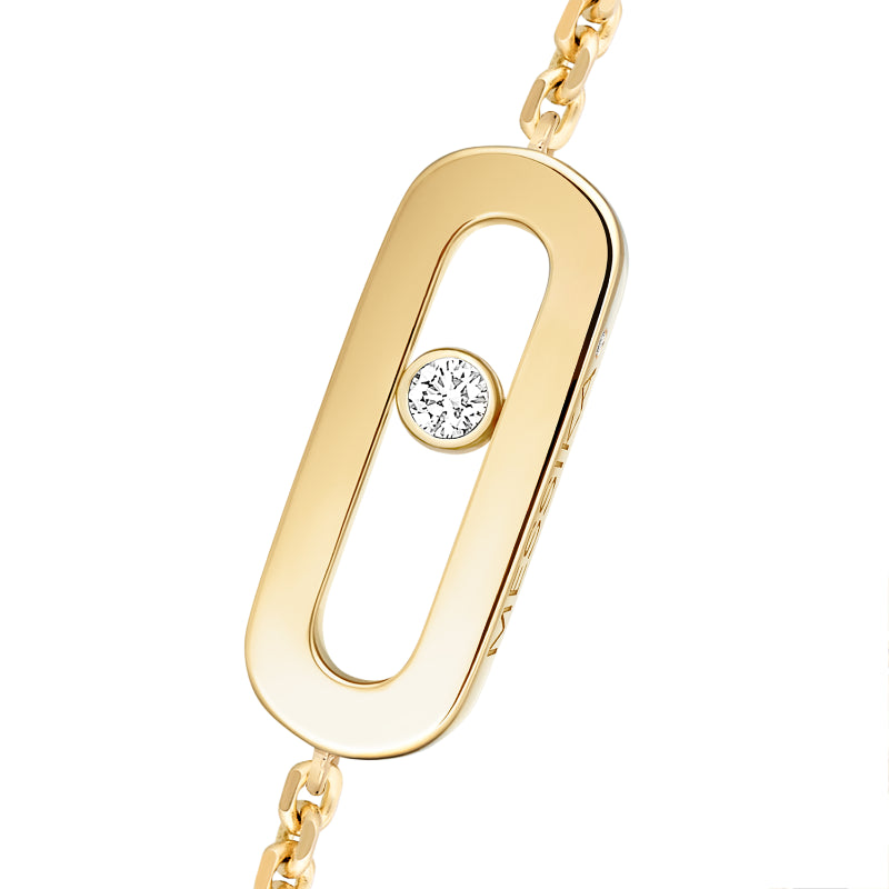 18K Yellow Gold Diamond Move Uno Bracelet