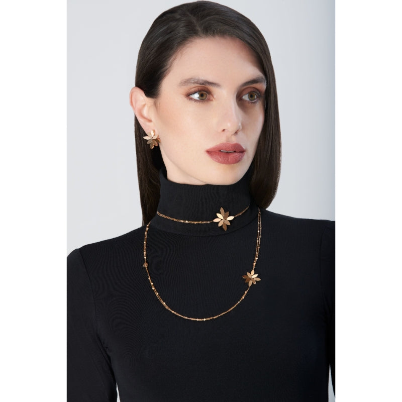 Ghirlanda Earrings in 18K Rose Gold.