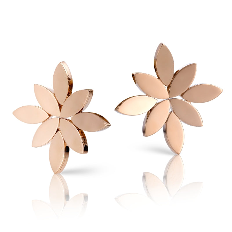Ghirlanda Earrings in 18K Rose Gold.