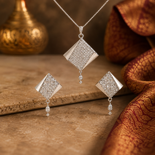 18K Gold Pendant Sets