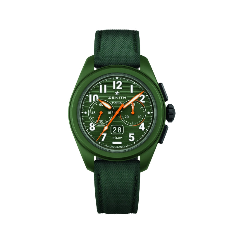 ZENITH Pilot Big Date Flyback Porter