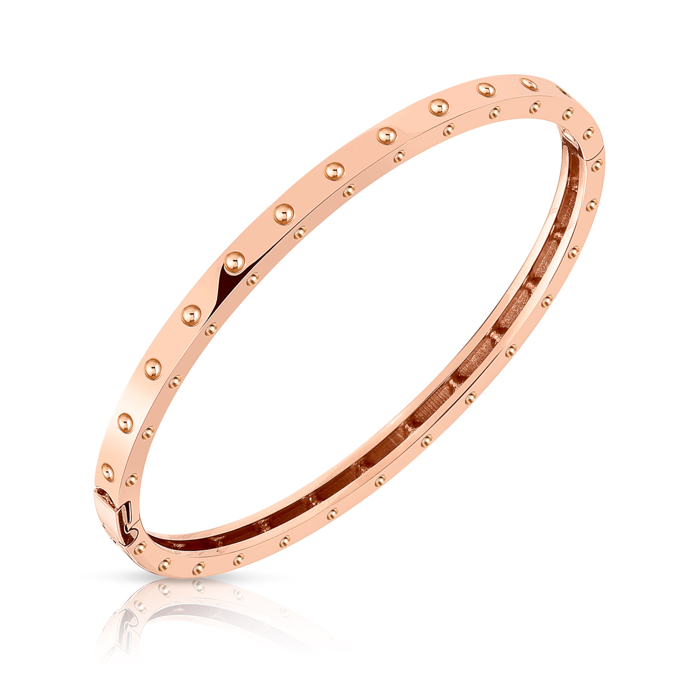 18K ROSE GOLD POIS MOI SYMPHONY OVAL BANGLE