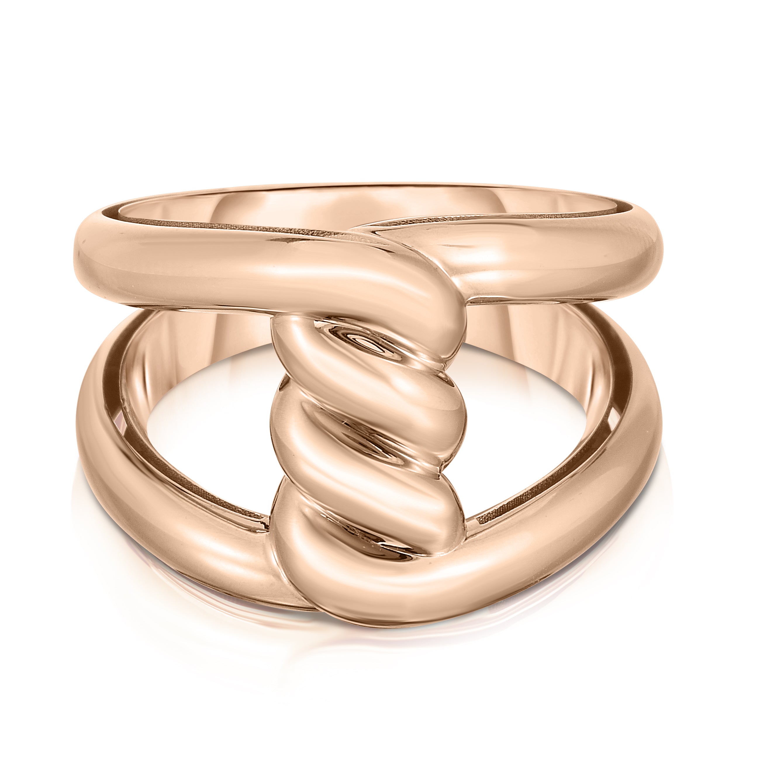 18K ROSE GOLD CIALOMA KNOT RING