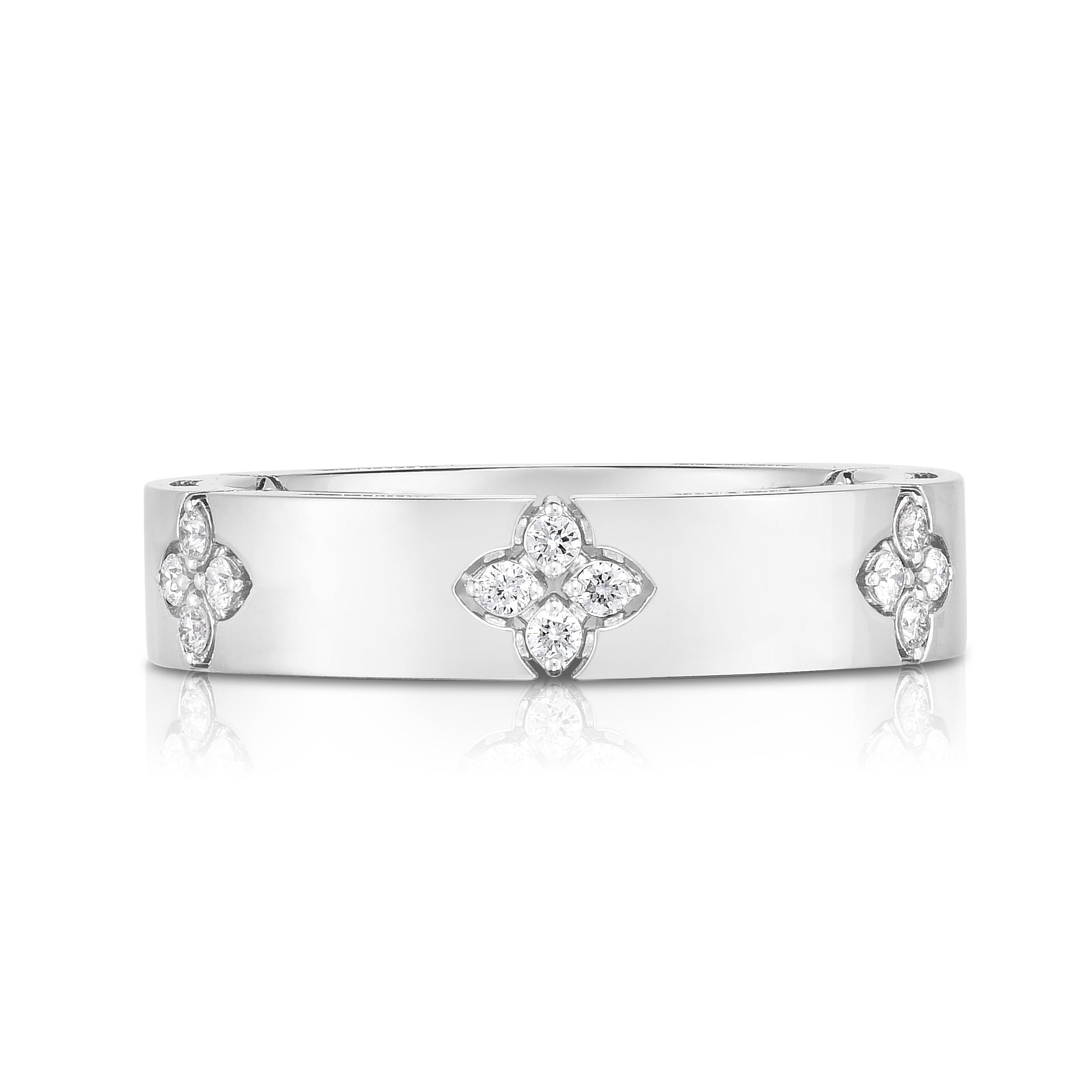 18K WHITE GOLD LOVE IN VERONA DIAMOND RING