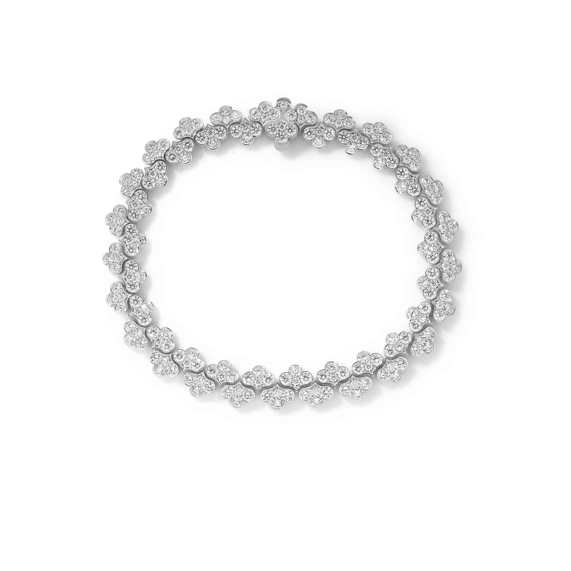 18K WHITE GOLD CHIARA PAVE DIAMOND CHAIN BRACELET