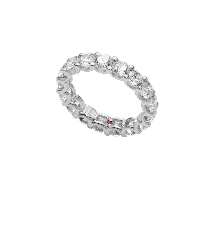 18K WHITE GOLD DIAMOND CLASSIC ETERNITY RING