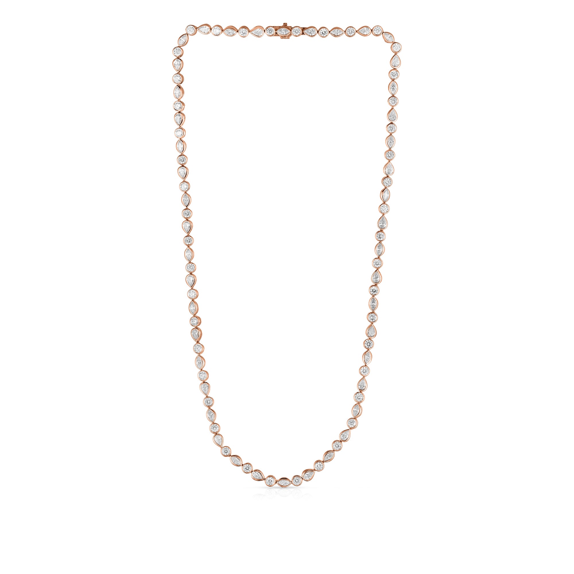 18K ROSE GOLD DOLCE DIAMOND NECKLACE