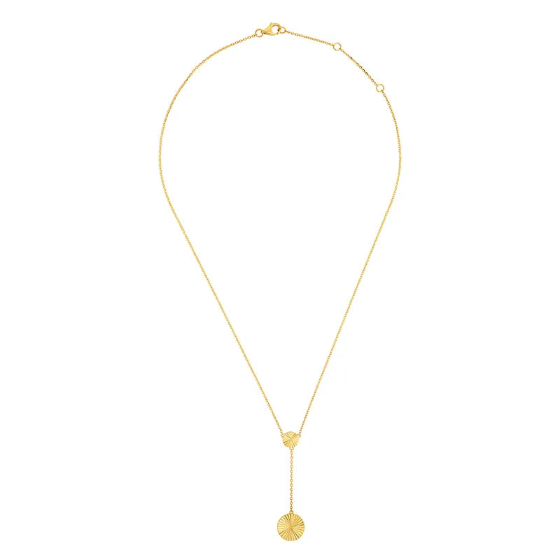 Precious Moments Duo - 22K Gold Necklace and earrings
