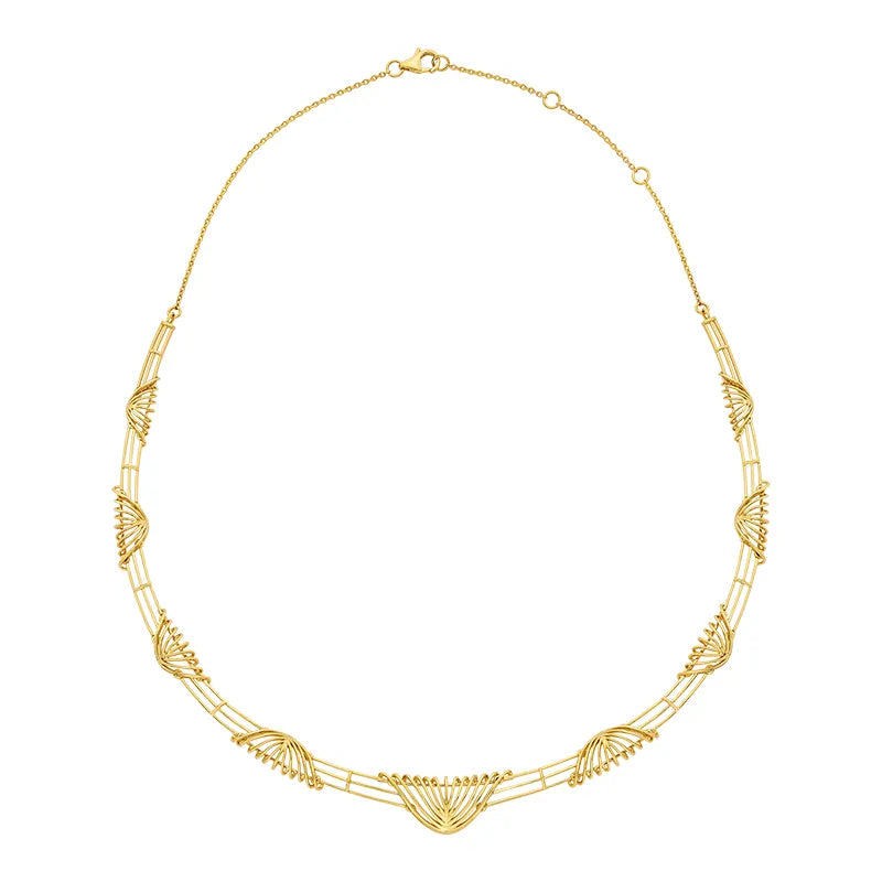 Modern, Elegant 22k Gold Necklace Set