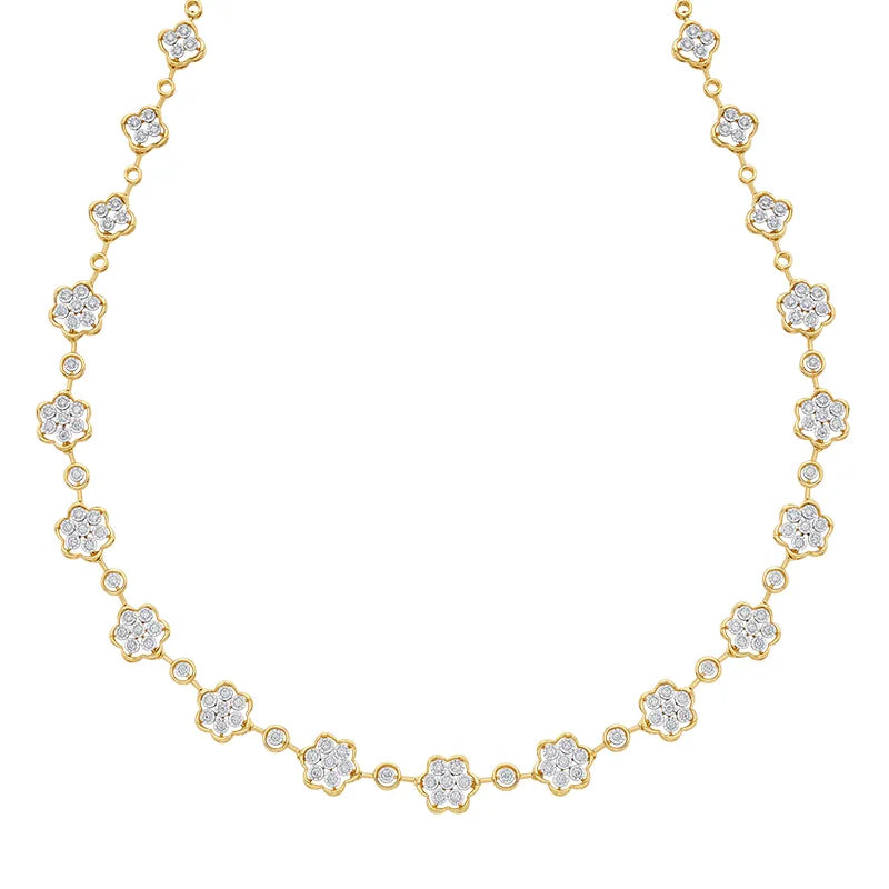 Sparkling Symphony of Elegance - Necklace Set