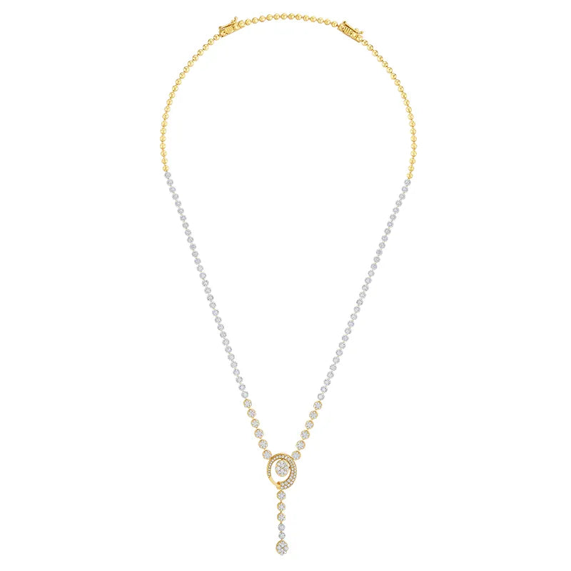 Sparkle with Simplicity - Diamond Necklace Set