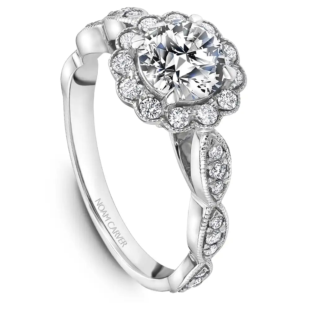 Noam Carver Semi Mount Engagement Ring