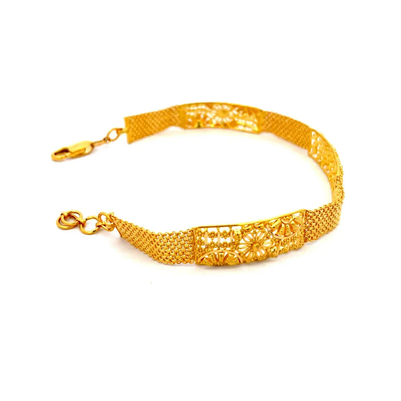 22K Gold Bracelet Size - 7 inch
