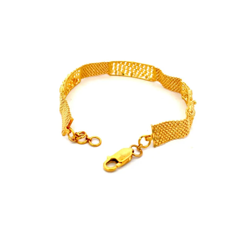 22K Gold Bracelet Size - 7 inch