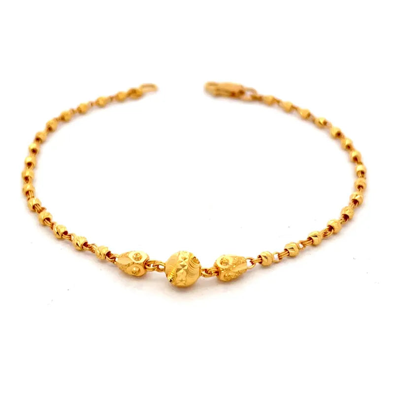 Elegant 22K Yellow Gold Bracelet for Timeless Everyday Wear