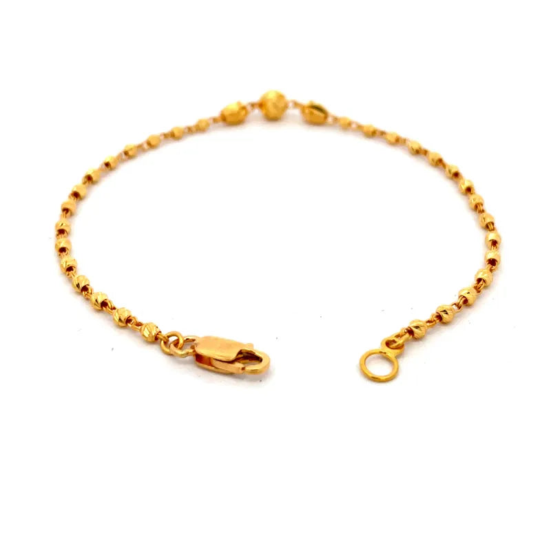 Elegant 22K Yellow Gold Bracelet for Timeless Everyday Wear