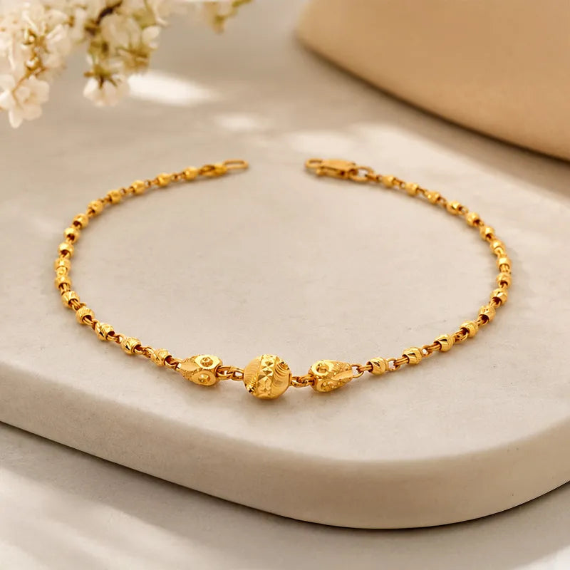 Elegant 22K Yellow Gold Bracelet for Timeless Everyday Wear