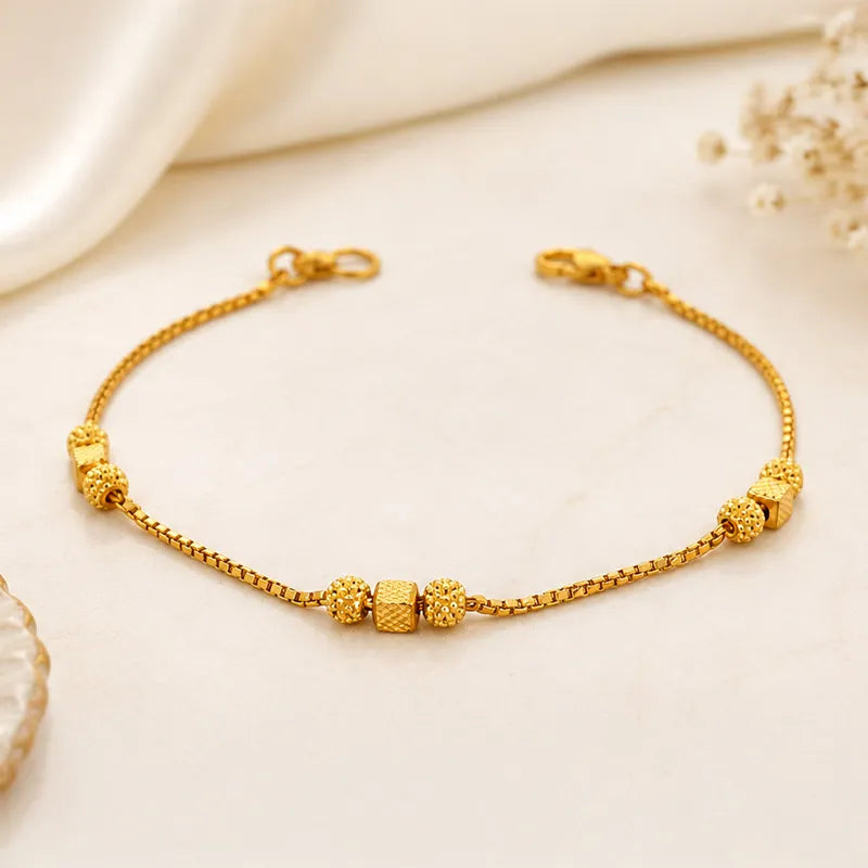 Beautiful 22K Yellow Gold Bracelet for Timeless Elegance and Everyday Sophistication