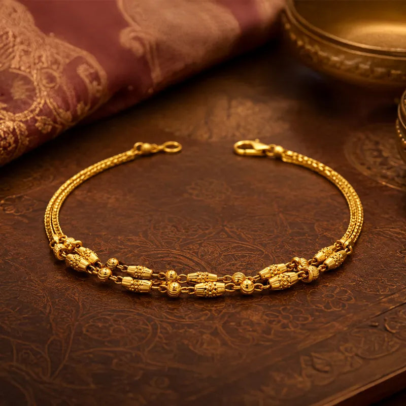Elegant 22K Yellow Gold Bracelet for Everyday Sophistication and Special Moments